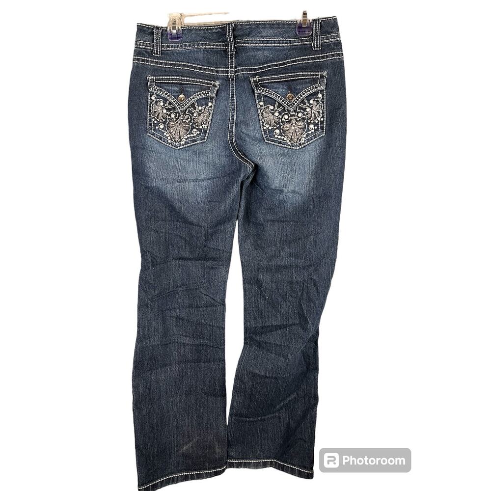 Nine West Jeans Womens 10 / 29 - Tan Stitched Rhinestone Back Pockets